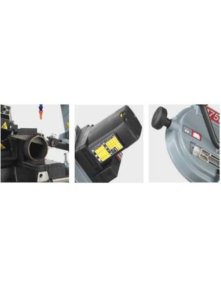 Partes principales de la sierra de cinta para metal Femi 1750XL