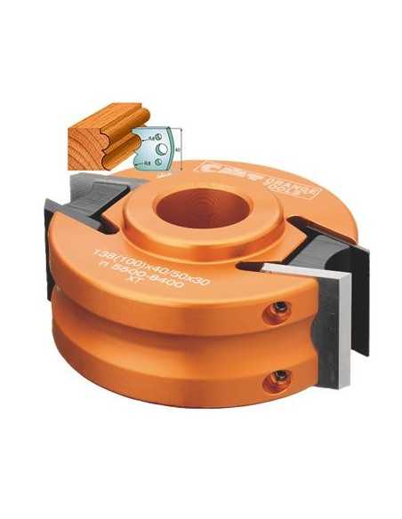 Cabezal portacuchillas para madera con contracuchilla