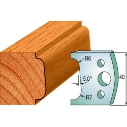 Cuchillas y contracuchillas perfiladas para madera 690.002
