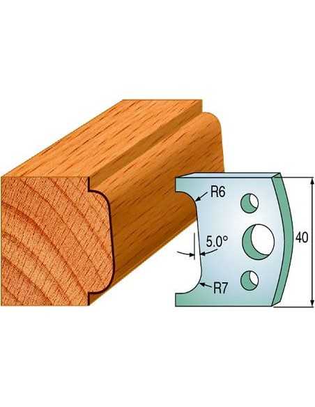 Cuchillas y contracuchillas perfiladas para madera 690.002