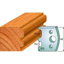 Cuchillas y contracuchillas perfiladas para madera 690.007