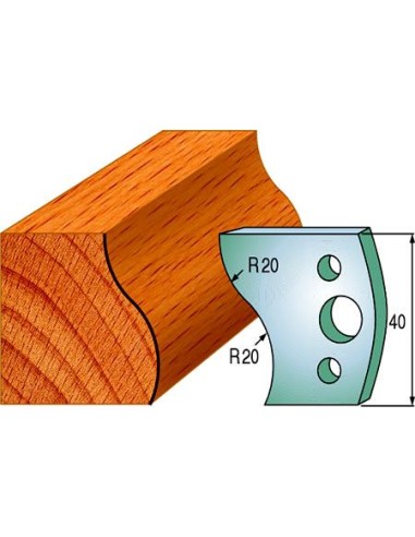 Cuchillas y contracuchillas perfiladas para madera 690.009