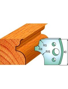 Cuchillas para realizar perfiles redondeados para embellecer sus molduras de madera maciza