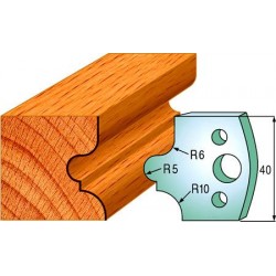 Cuchillas para realizar molduras clásicas en madera maciza