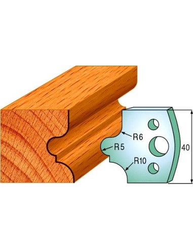 Cuchillas para realizar molduras clásicas en madera maciza