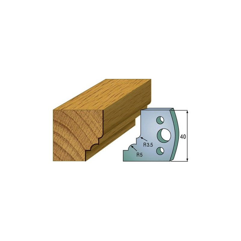 Cuchillas y contracuchillas perfiladas para madera 690.020
