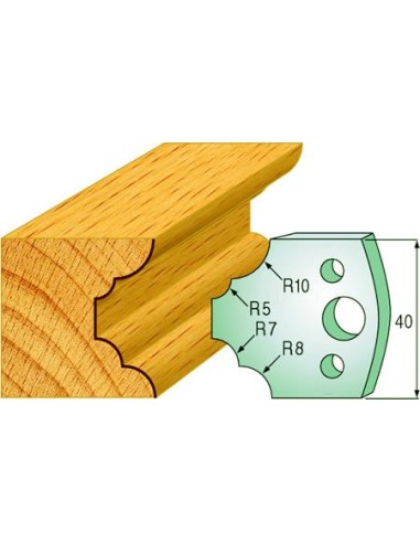 Cuchillas para fabricar cornisas de madera