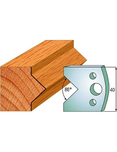 Cuchillas y contracuchillas perfiladas para madera 690.034