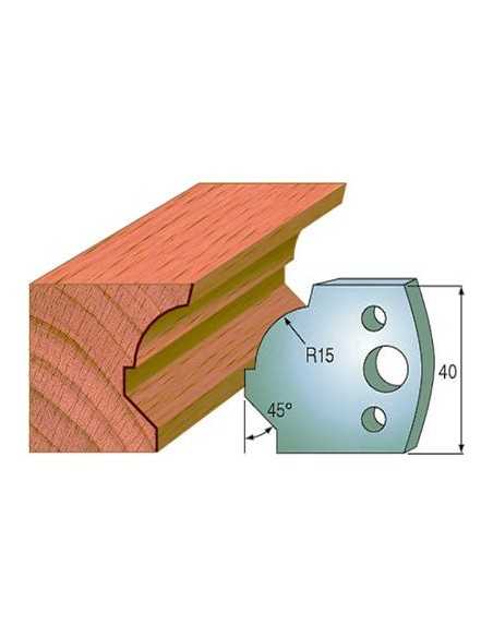 Cuchillas y contracuchillas para madera perfiladas  690.037