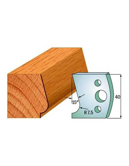 Cuchillas y contracuchillas para madera perfiladas  690.038