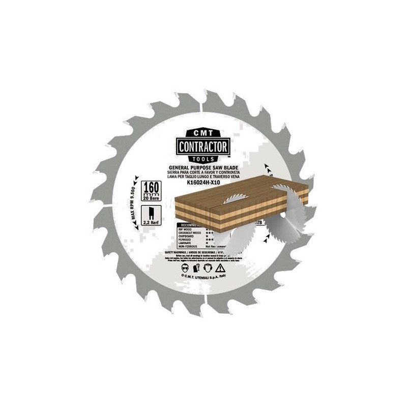 sierras circulares de construcción para madera K-Contractor