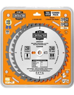 Juego de 3 sierras para madera K Contractor