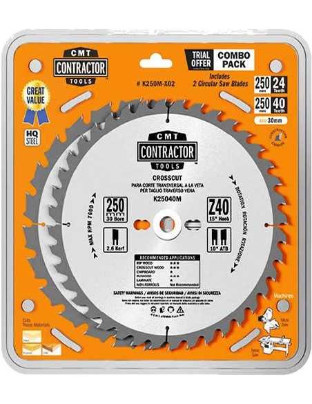 Juego de 3 sierras para madera K Contractor