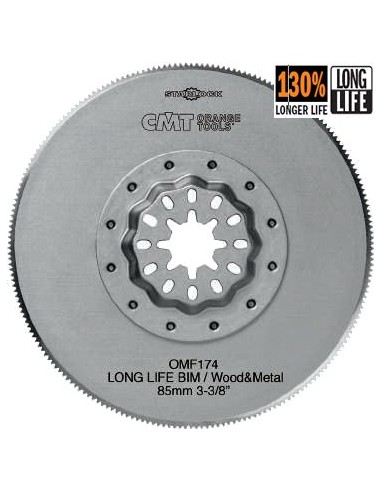 Disco segmentado 85 mm BIM 8%Co madera-metal