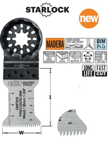 NUEVAS Hojas sierra COBALTO dentado Japones para madera de 35 mm