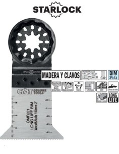 MADERA y CLAVOS Hojas Sierra BIMETALICAS  de 50 mm