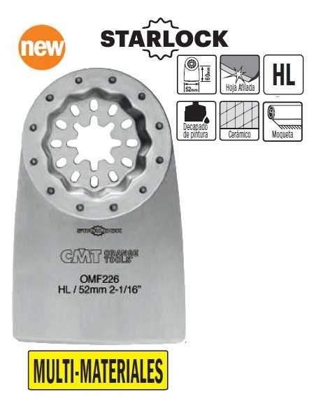 MULTI-MATERIALES hoja rascadora rigida de 52 mm