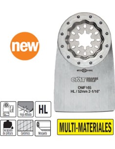 MULTI-MATERIALES hoja rascadora flexible de 52 mm