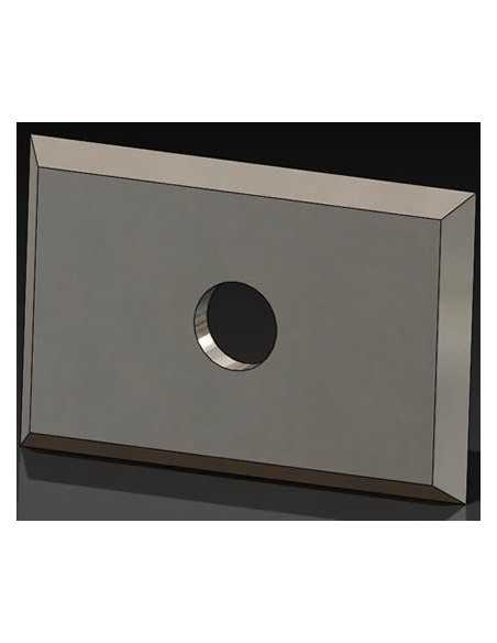 Cuchillas de widia reversibles 4 cortes filos 19,5*12*1,5