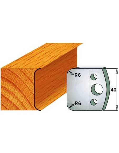 Cuchillas para madera con/sin contracuchillas de seguridad.TECNOCORTE