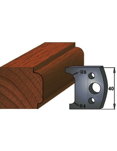 Cuchillas con contracuchillas para moldura en madera|TECNOCORTE:líder