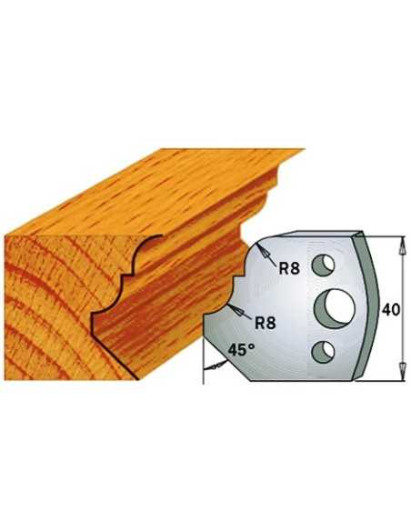 Cuchillas perfiladas para moldura en madera.Calidad,precio.TECNOCORTE