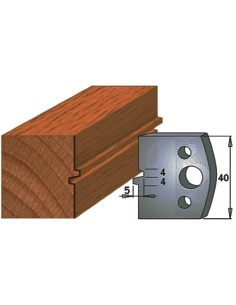 Cuchillas + contracuchillas para moldura en madera 690.074