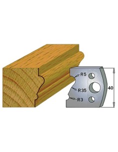 Par de Cuchillas y contracuchillas madera 690.081