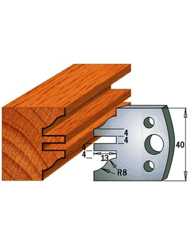 Cuchillas con/sin contracuchillas para madera 690.097