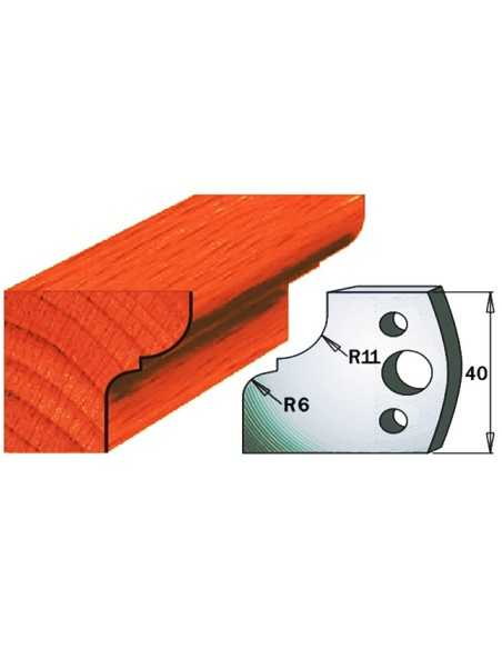 Cuchillas con contracuchillas para madera 690.112