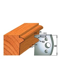 Cuchilla y contracuchilla para la madera 690.135