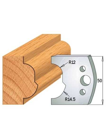 Cuchilla para madera dura y blanda.Bonitas molduras.Calidad TECNOCORTE