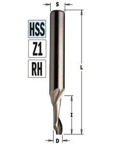 Fresa perfilar t seccionar  aluminio y plásticos HSS Z1