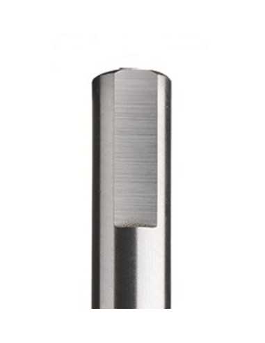 plano de apriete Broca para agujero pasante de 30 mm de largo de corte