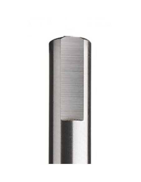 plano de apriete Broca para agujero pasante de 30 mm de largo de corte