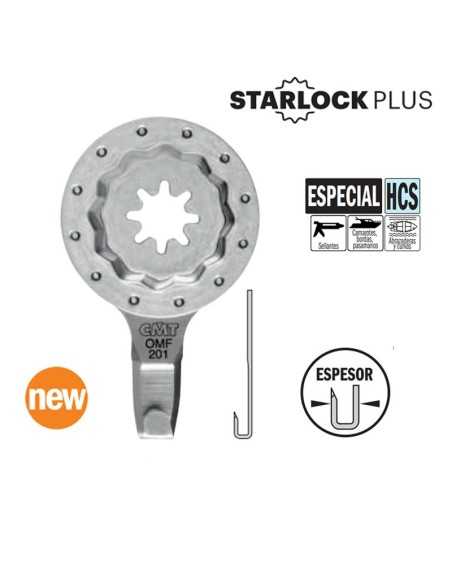 Cuchilla para muescas y ranuras 4 mm OMF201 para herramienta multiherramienta