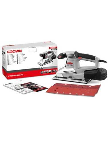 Contenido caja lijadora orbital crown CT13401