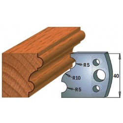 Cuchillas perfiladas para redondear madera