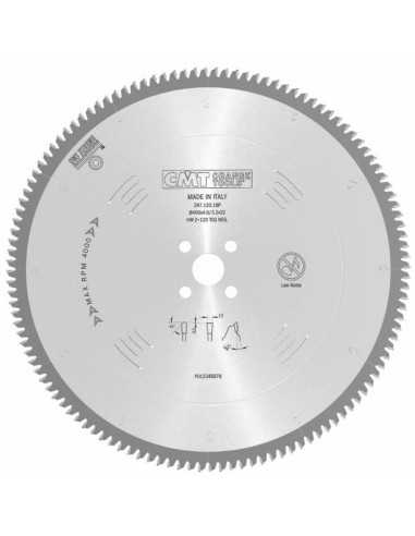 Sierra circular para materiales no ferrosos y plásticos con angulo negativo -6º