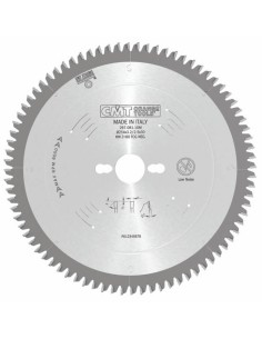 Sierra circular industrial para materiales no ferrosos y plásticos con ángulo -6º