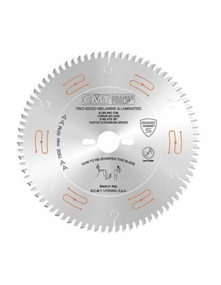 Sierra circular silenciosa para laminados con cuerpo cromado