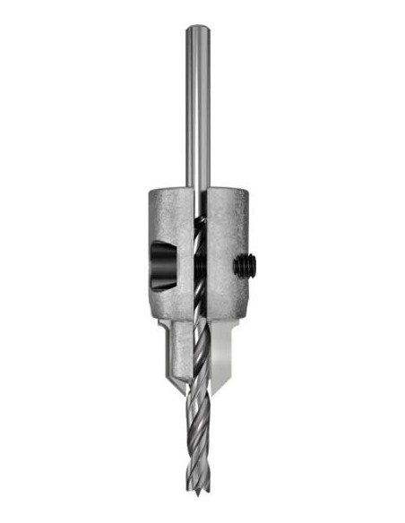 Avellanador ajustable para brocas helicoidales
