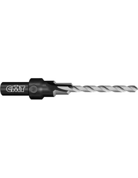 Broca con avellanador para embutir tornillos para el montaje de muebles