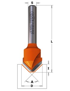 ▷Fresa para madera corte recto 2+1 mango 12