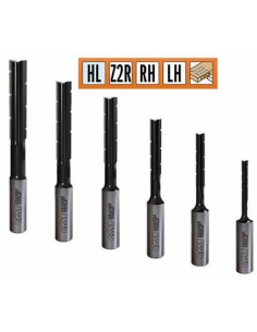 Brocas para escoplear de corte recto con rompevirutas