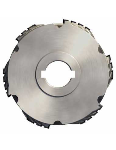 Fresa de diamante PCD  fija para canteadora vista axial