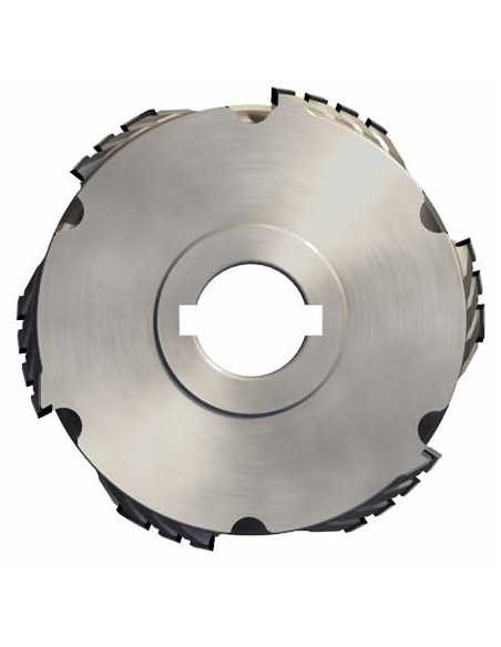 Fresa de diamante PCD  fija para canteadora vista axial