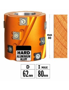 Cabezal helicoidal para curvas en madera CMT 694.019