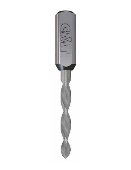 Brocas de metal duro integral pasante izquierda