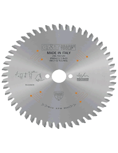 Sierra circular aluminio, metales no ferrosos y melamina Chrome CMT